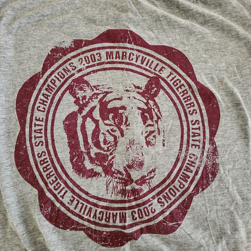 H&M Divided Marcyville Tigers‎ Gray Lightweight Sweater Women's 4